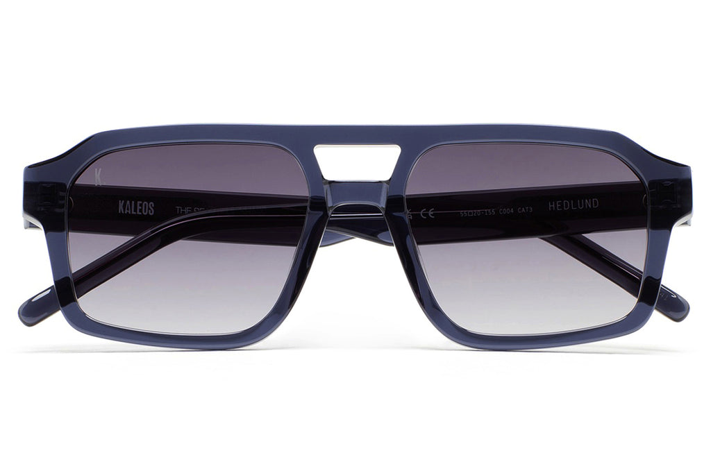 Kaleos Eyehunters - Hedlund Sunglasses Transparent Bluish Grey