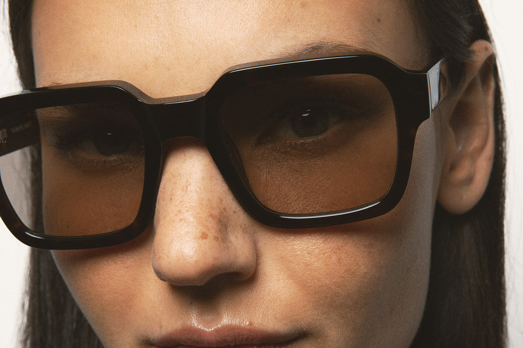 Kaleos Eyehunters - Kincaid Sunglasses Dark Brown Havana with Brown Photochromic Lenses