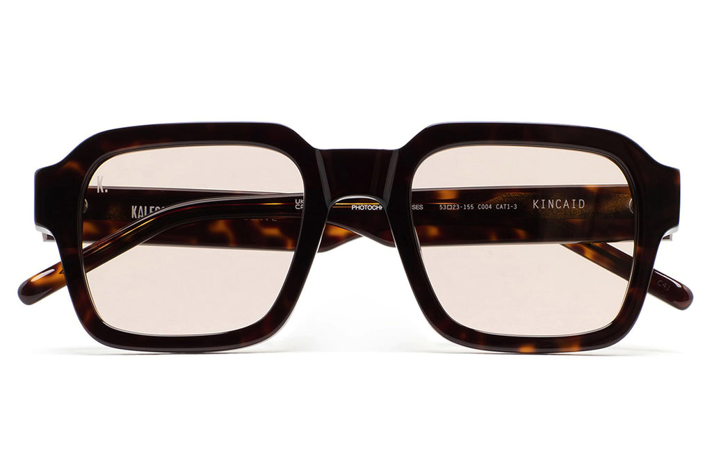 Kaleos Eyehunters - Kincaid Sunglasses Dark Brown Havana with Brown Photochromic Lenses
