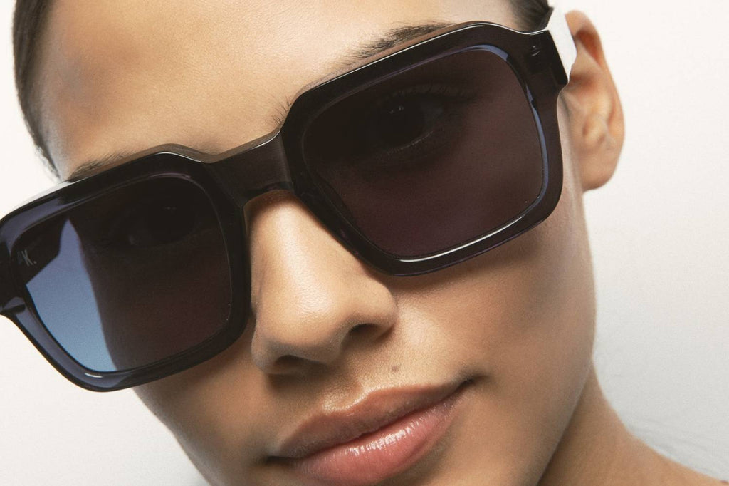 Kaleos Eyehunters - Kincaid Sunglasses Transparent Bluish Grey