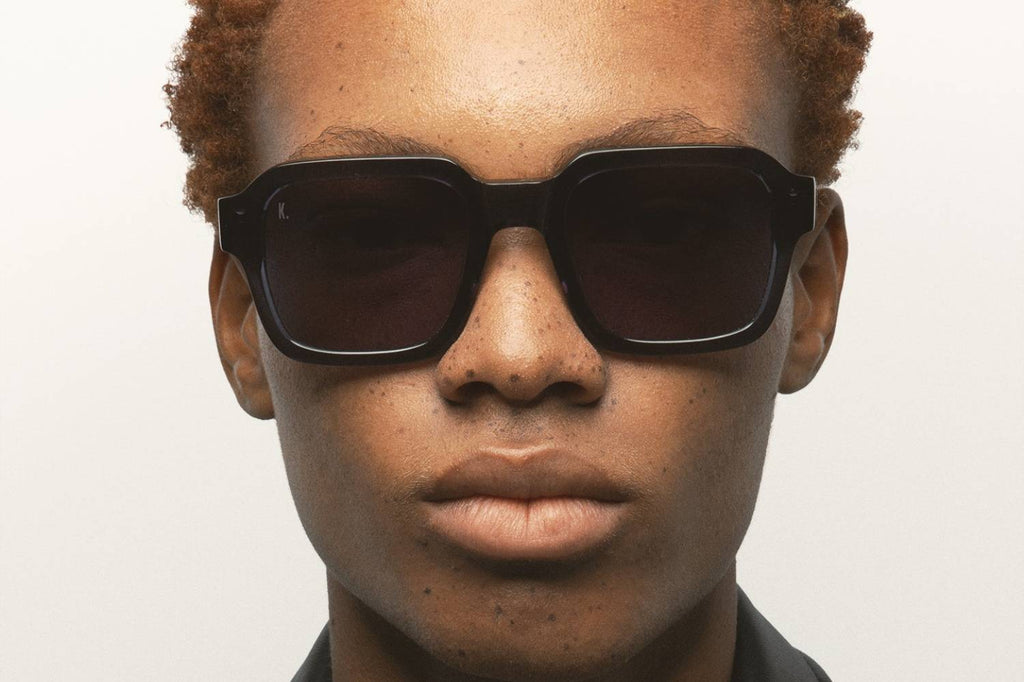 Kaleos Eyehunters - Kincaid Sunglasses Transparent Bluish Grey