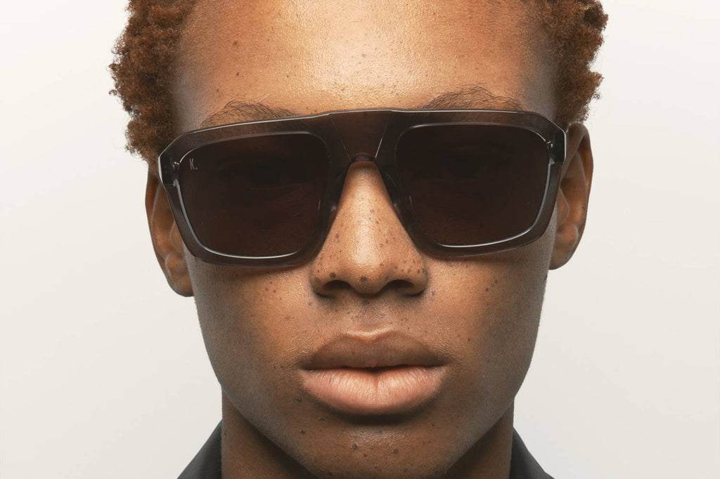 Kaleos Eyehunters - Nakajima Sunglasses Transparent Grey