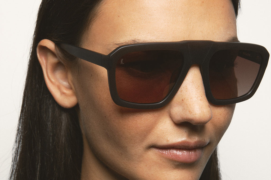 Kaleos Eyehunters - Nakajima Sunglasses Translucent Matte Brown