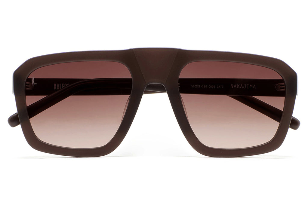 Kaleos Eyehunters - Nakajima Sunglasses Translucent Matte Brown