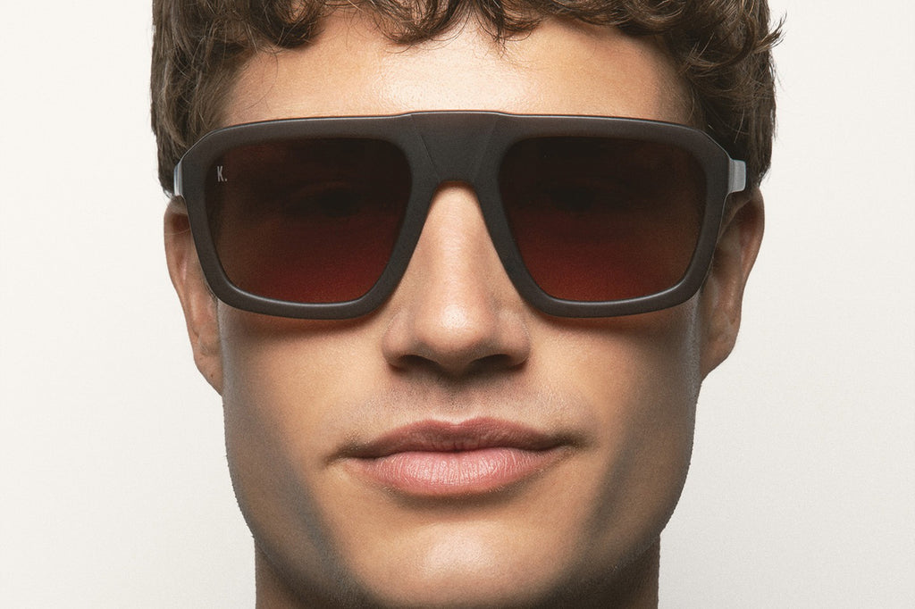 Kaleos Eyehunters - Nakajima Sunglasses Translucent Matte Brown