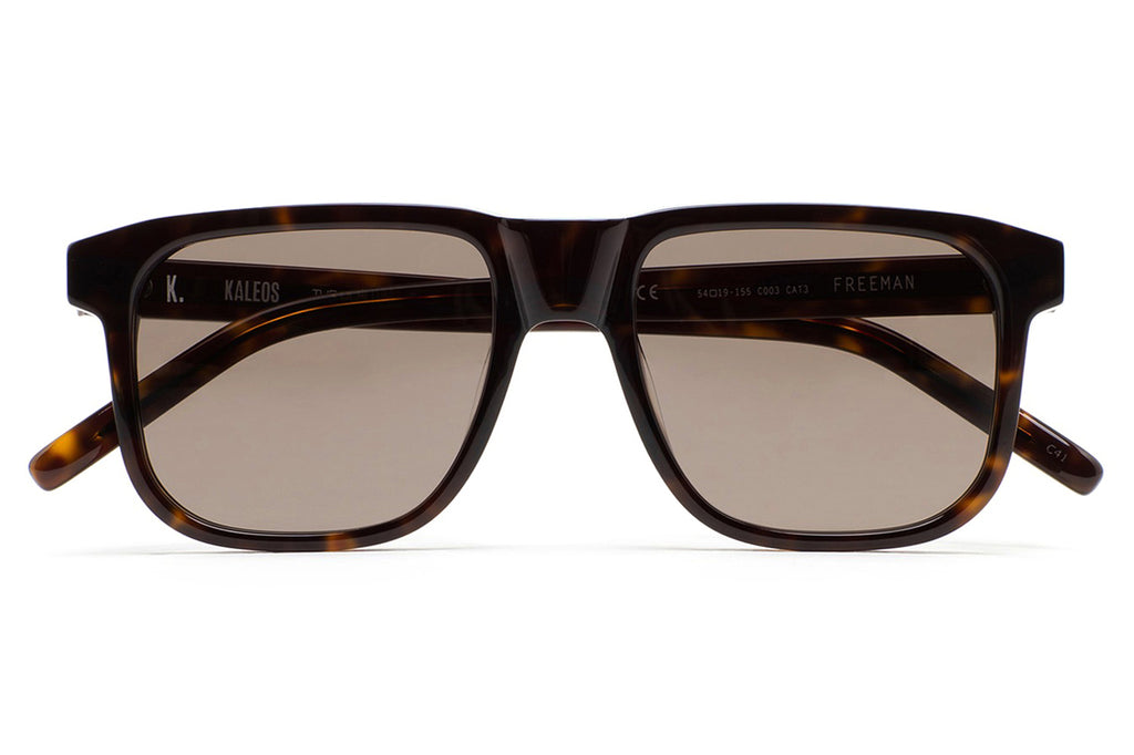Kaleos Eyehunters - Freeman Sunglasses Dark Brown Havana