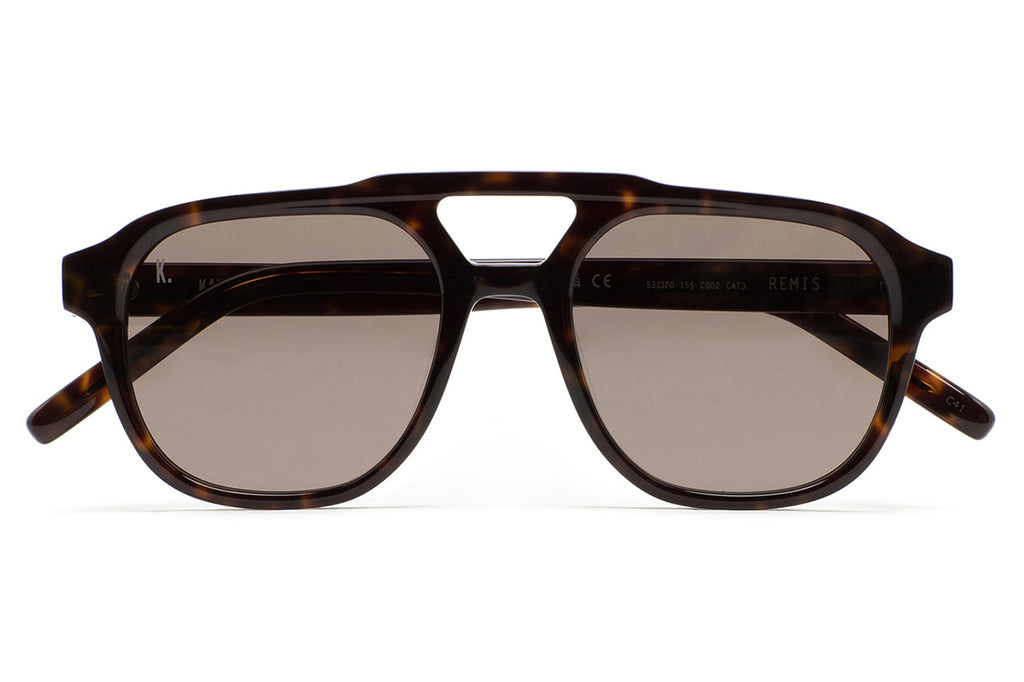 Kaleos Eyehunters - Remis Sunglasses Dark Brown Havana