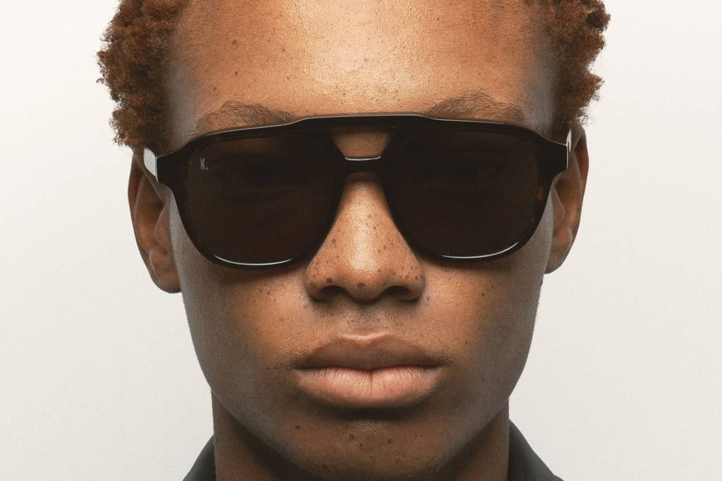 Kaleos Eyehunters - Remis Sunglasses Dark Brown Havana