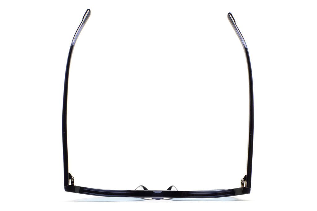 Kaleos Eyehunters - Remis Sunglasses Transparent Bluish Grey with Blue Photochromic Lenses