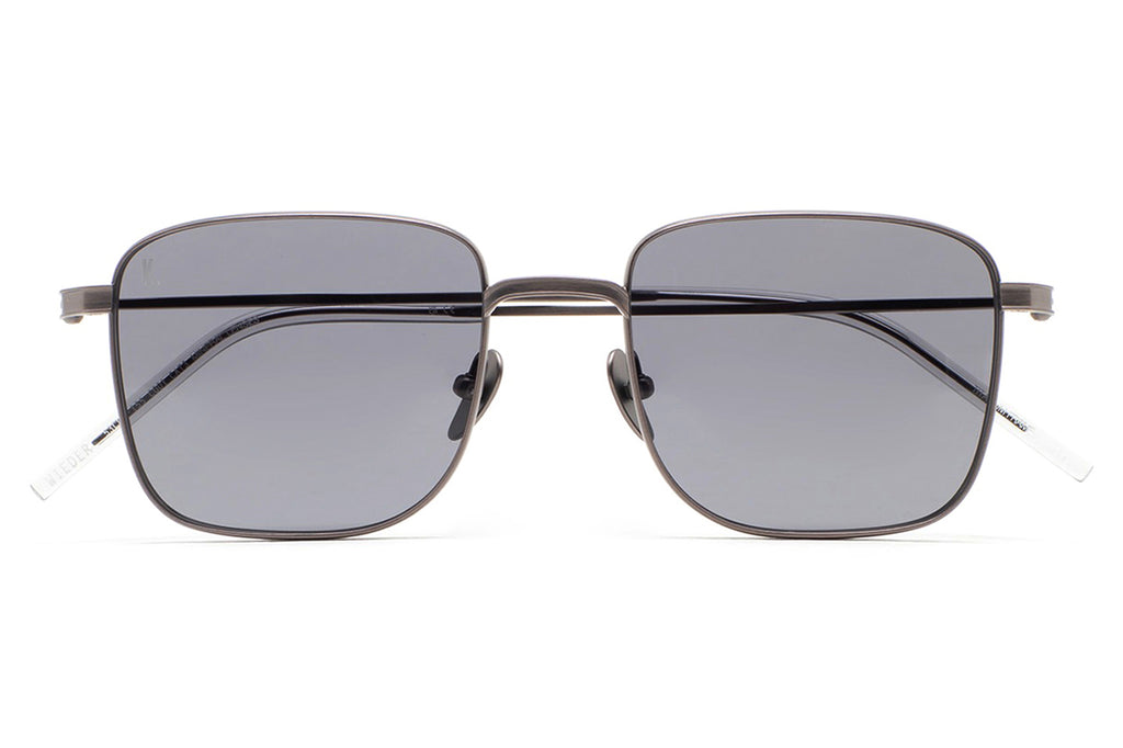 Kaleos Eyehunters - Wieder Sunglasses Silver with Grey Mineral Lenses