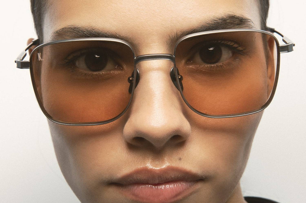 Kaleos Eyehunters - Wieder Sunglasses Silver with Brown Photochromic Lenses