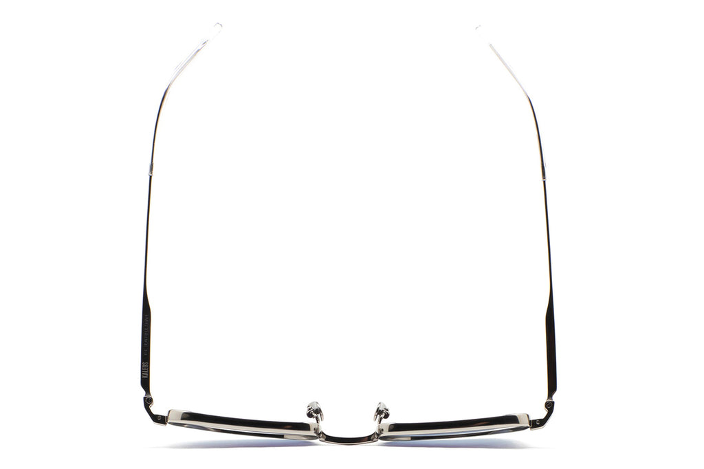 Kaleos Eyehunters - Wieder Sunglasses Silver with Dark Blue Gradient Lenses