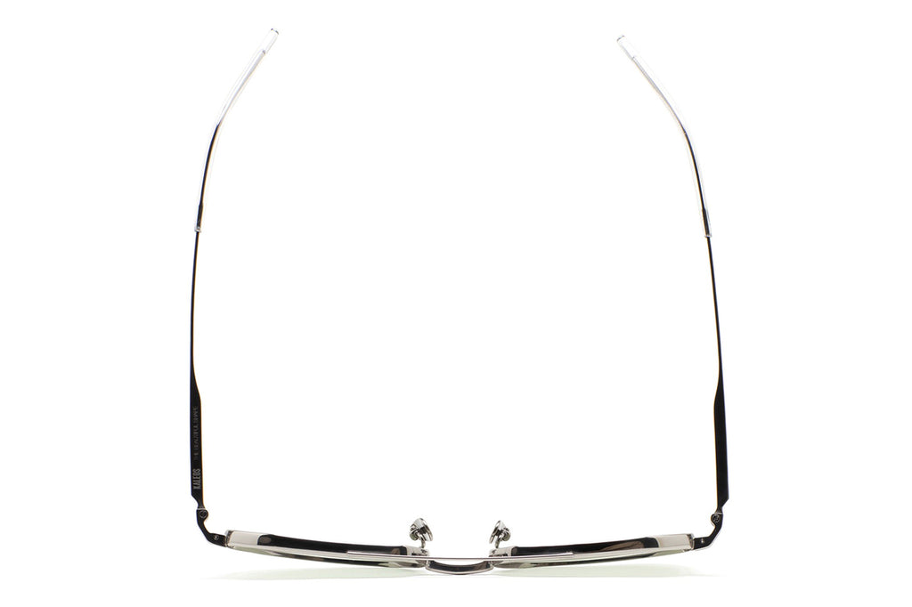 Kaleos Eyehunters - Ross Sunglasses Silver with Green Photochromic Lenses