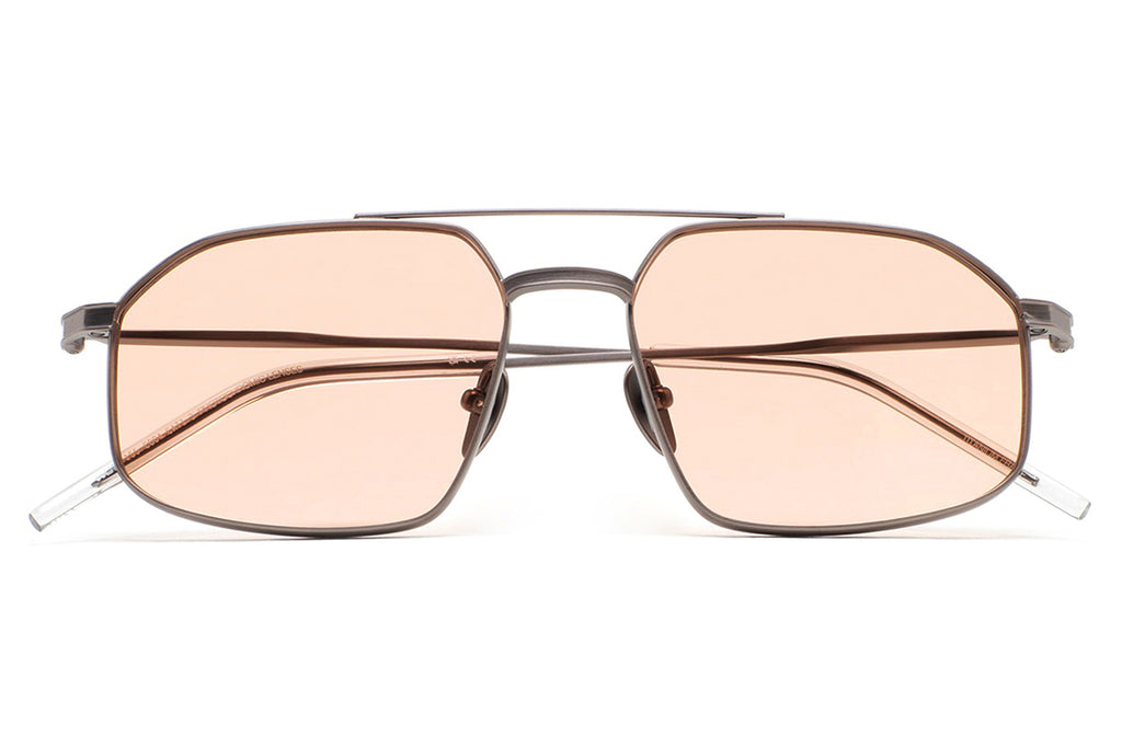 Kaleos Eyehunters - Ross Sunglasses Matte Dark Silver with Brown Photochromic Lenses