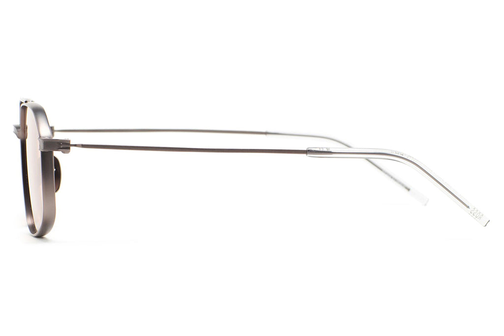 Kaleos Eyehunters - Ross Sunglasses Matte Dark Silver with Brown Photochromic Lenses