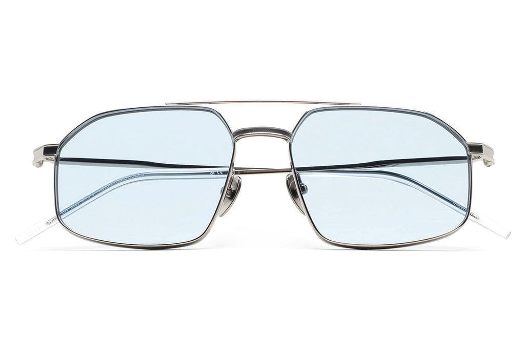 Kaleos Eyehunters - Ross Sunglasses Silver with Blue Photochromic Lenses