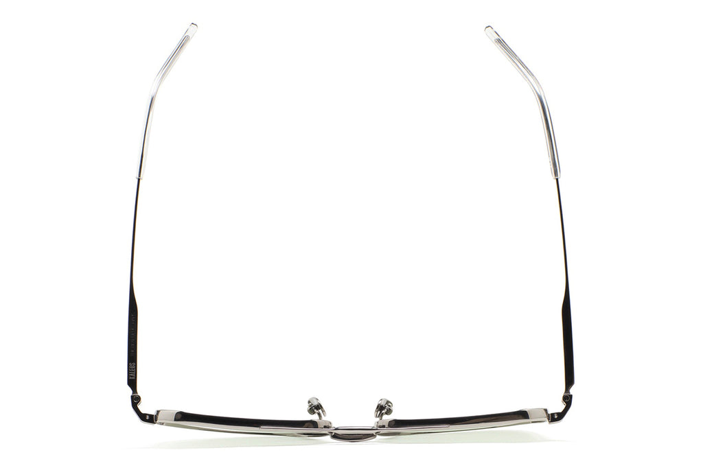 Kaleos Eyehunters - Donnelly Sunglasses Silver with Green Photochromic Lenses 