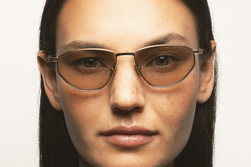 Kaleos Eyehunters - Hamlin Sunglasses Gold with Brown Photochromic Lenses