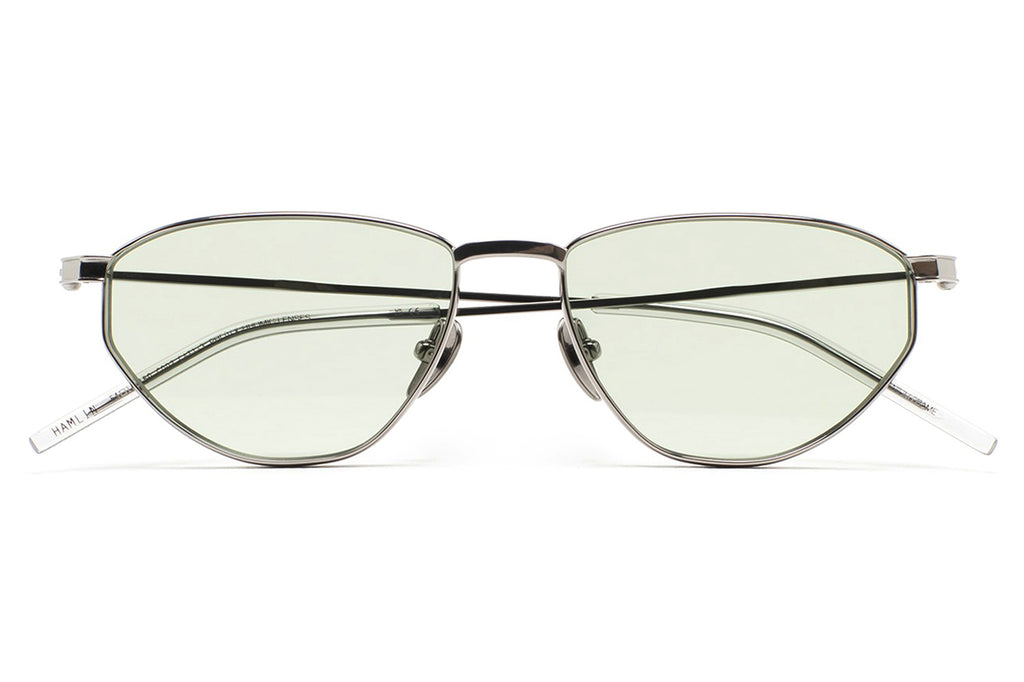 Kaleos Eyehunters - Hamlin Sunglasses Silver with Green Photochromic Lenses
