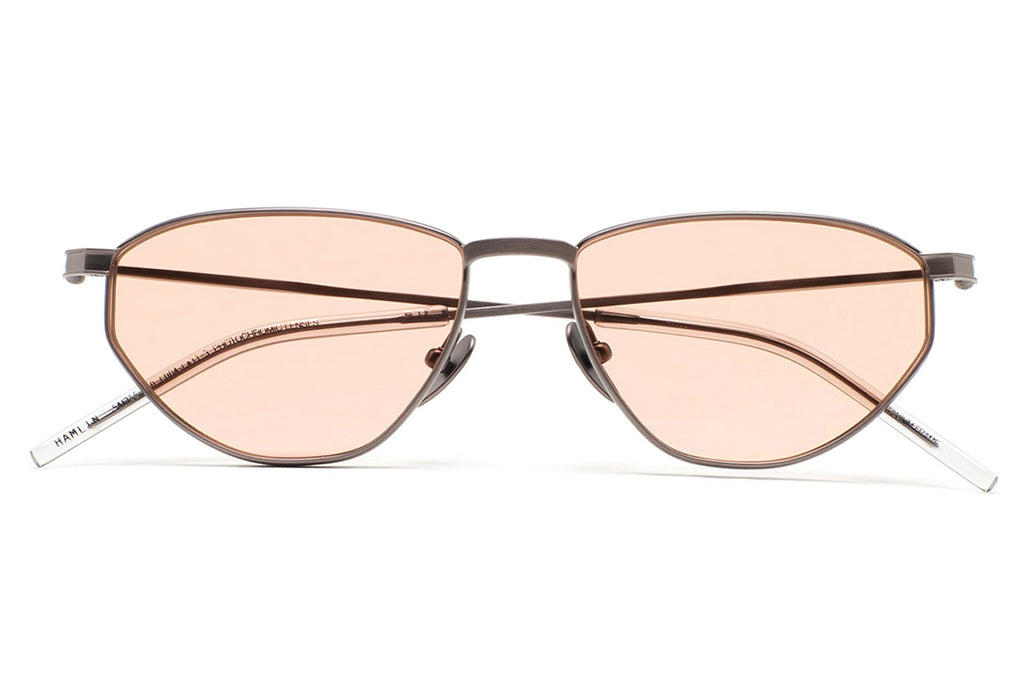 Kaleos Eyehunters - Hamlin Sunglasses Matte Dark Silver with Brown Photochromic Lenses