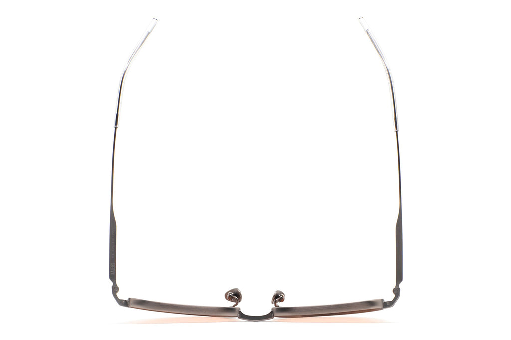 Kaleos Eyehunters - Hamlin Sunglasses Matte Dark Silver with Brown Photochromic Lenses