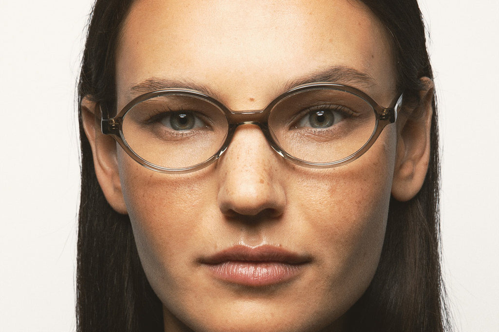 Kaleos Eyehunters - Dottie Eyeglasses Transparent Olive Green