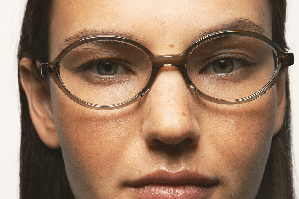 Kaleos Eyehunters - Dottie Eyeglasses Transparent Olive Green