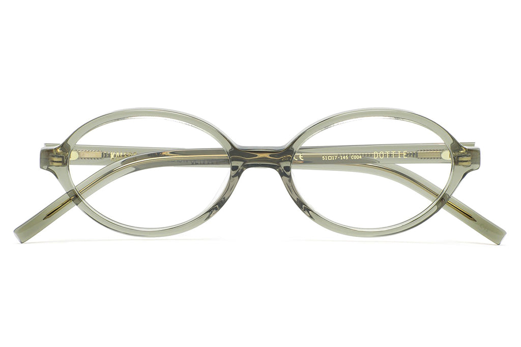 Kaleos Eyehunters - Dottie Eyeglasses Transparent Olive Green