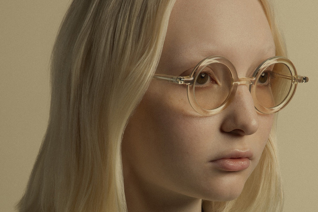 Kaleos Eyehunters - Arquitectura-G x Kaleos Acetate Sunglasses Transparent Light Yellow 