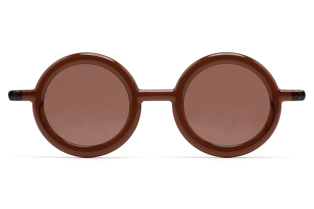 Kaleos Eyehunters - Arquitectura-G x Kaleos Acetate Sunglasses Transparent Dark Brown