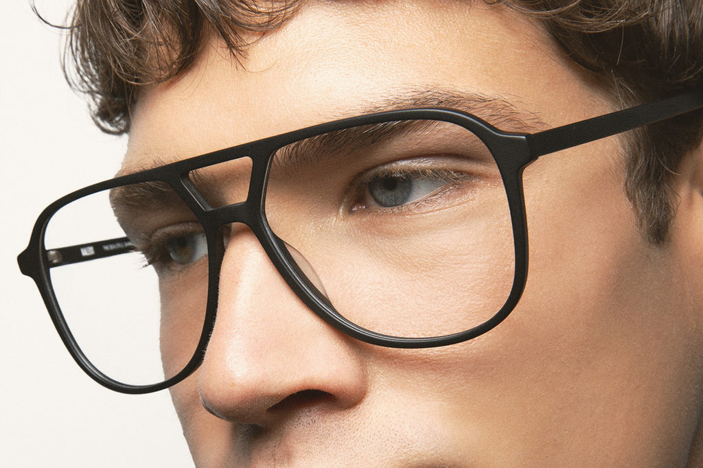 Kaleos Eyehunters - Sythe M Eyeglasses Matte Black