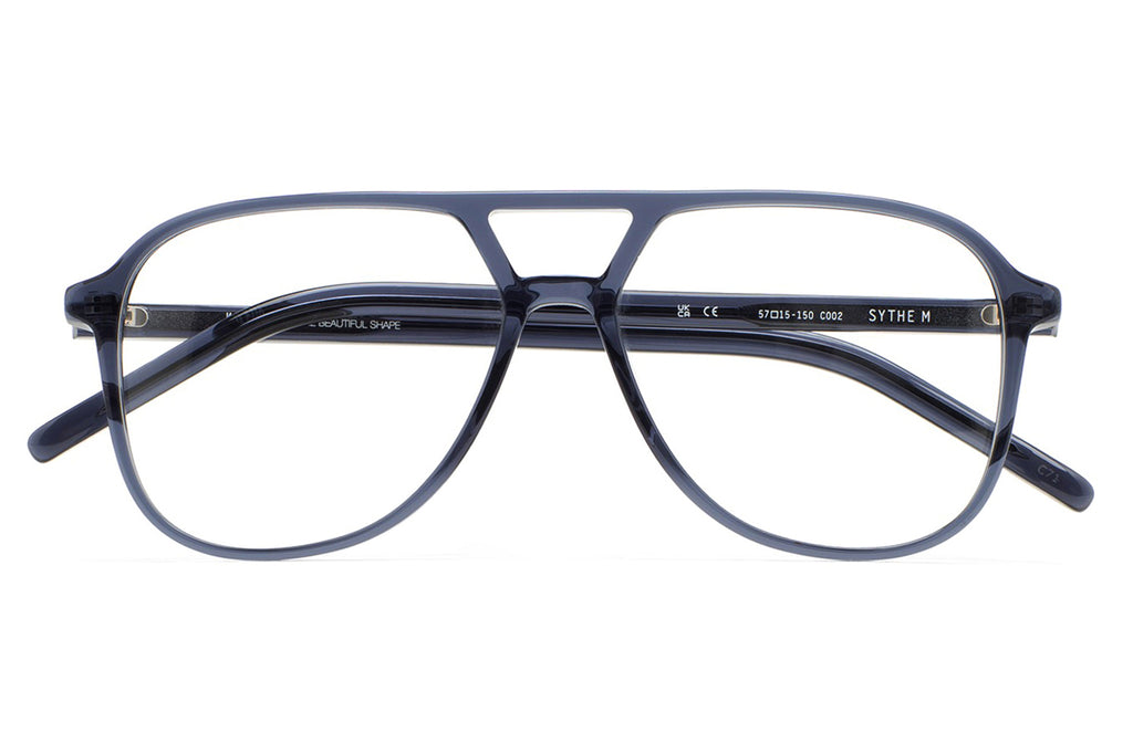 Kaleos Eyehunters - Sythe M Eyeglasses Transparent Bluish Grey
