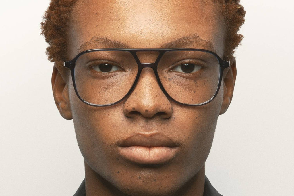 Kaleos Eyehunters - Sythe M Eyeglasses Transparent Bluish Grey