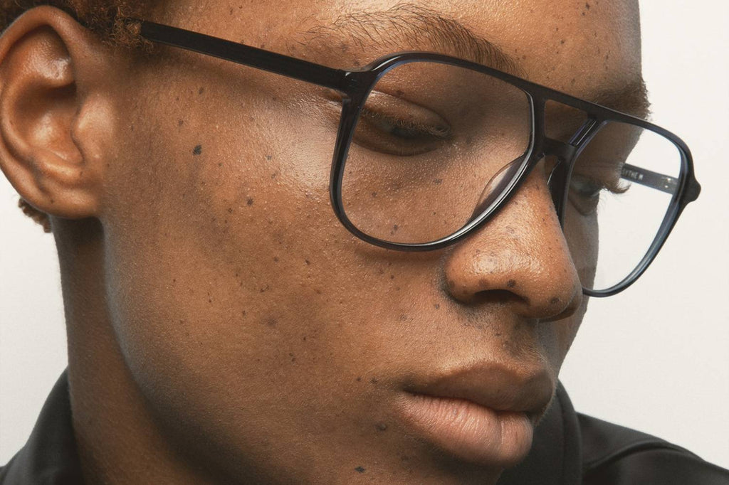 Kaleos Eyehunters - Sythe M Eyeglasses Transparent Bluish Grey