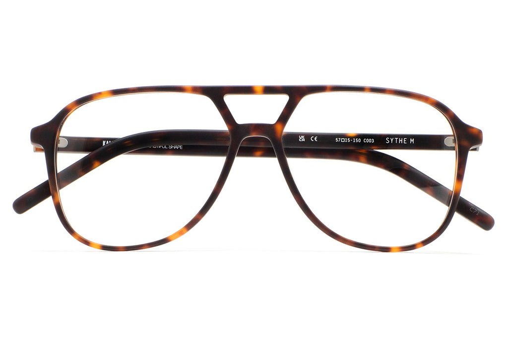 Kaleos Eyehunters - Sythe M Eyeglasses Dark Brown Havana