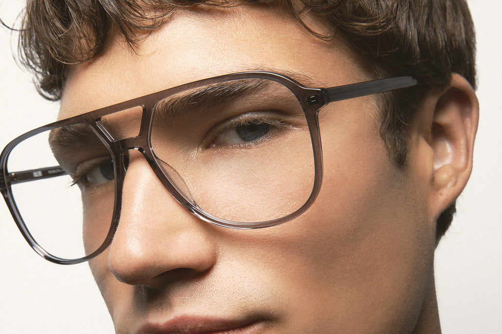 Kaleos Eyehunters - Sythe M Eyeglasses Transparent Grey