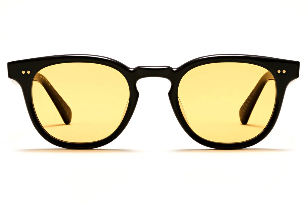 Rose & Co - A10 Sunglasses Pitch Black with Citrine Lenses