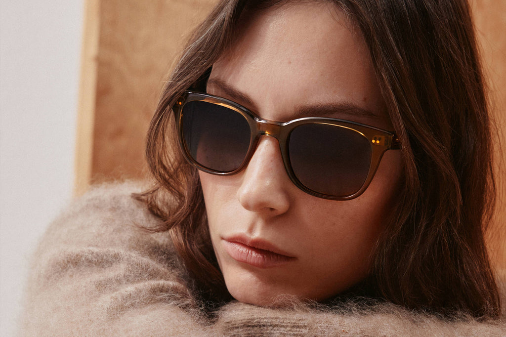 Rose & Co - A11 Sunglasses Field Green with Cedar Lenses
