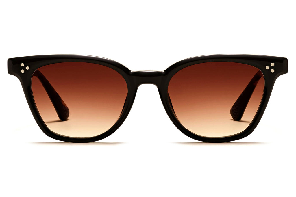 Rose & Co - A12 Sunglasses Black with Beech Gradient Lenses