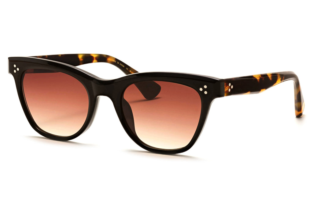 Rose & Co - A13 Sunglasses Black with Beech Gradient Lenses