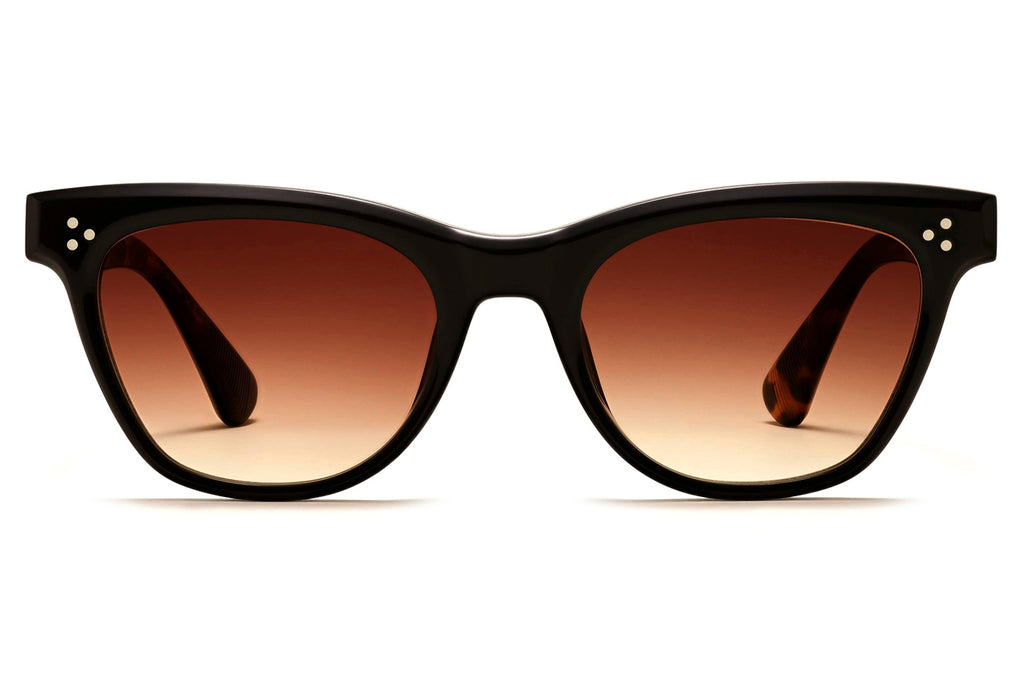 Rose & Co - A13 Sunglasses Black with Beech Gradient Lenses
