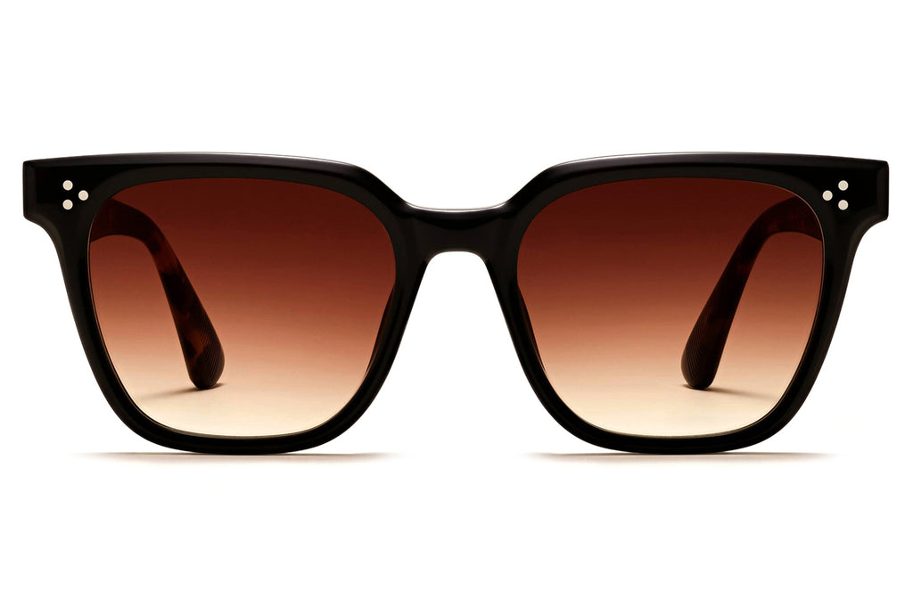 Rose & Co - A14 Sunglasses Black with Beech Gradient Lenses