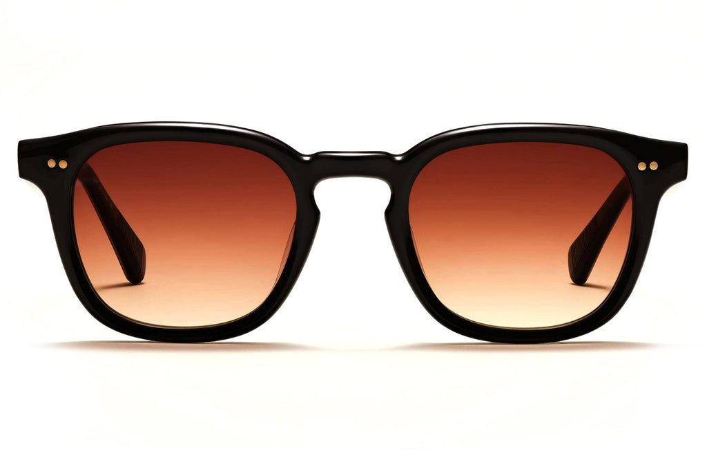 Rose & Co - A6 Sunglasses Pitch Black with Beech Gradient Lenses
