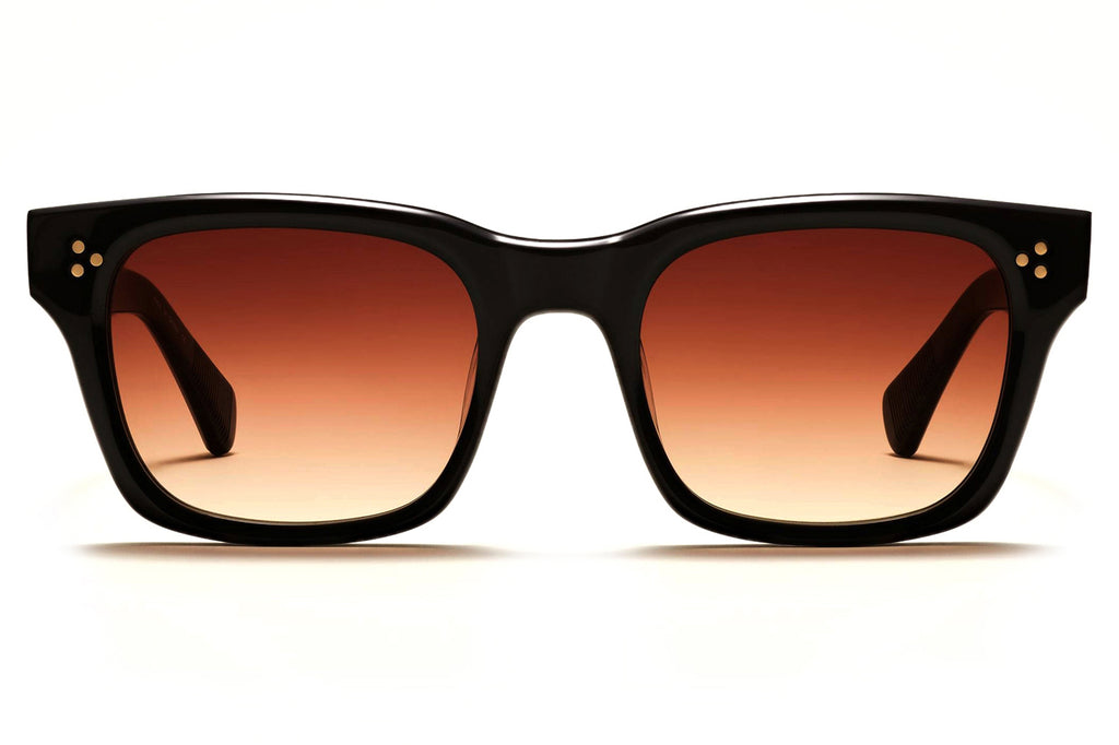 Rose & Co - A8 Sunglasses Pitch Black with Beech Gradient Lenses