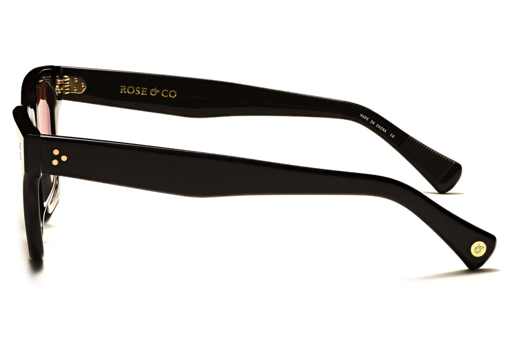 Rose & Co - A8 Sunglasses Pitch Black with Beech Gradient Lenses