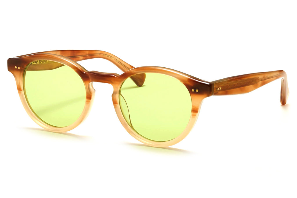 Rose & Co - A9 Sunglasses Sandbank with Bottle Green Lenses