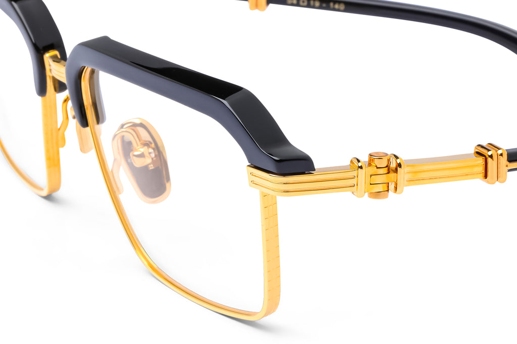 Balmain® Eyewear -Admiral-II Eyeglasses Black & 18k Gold