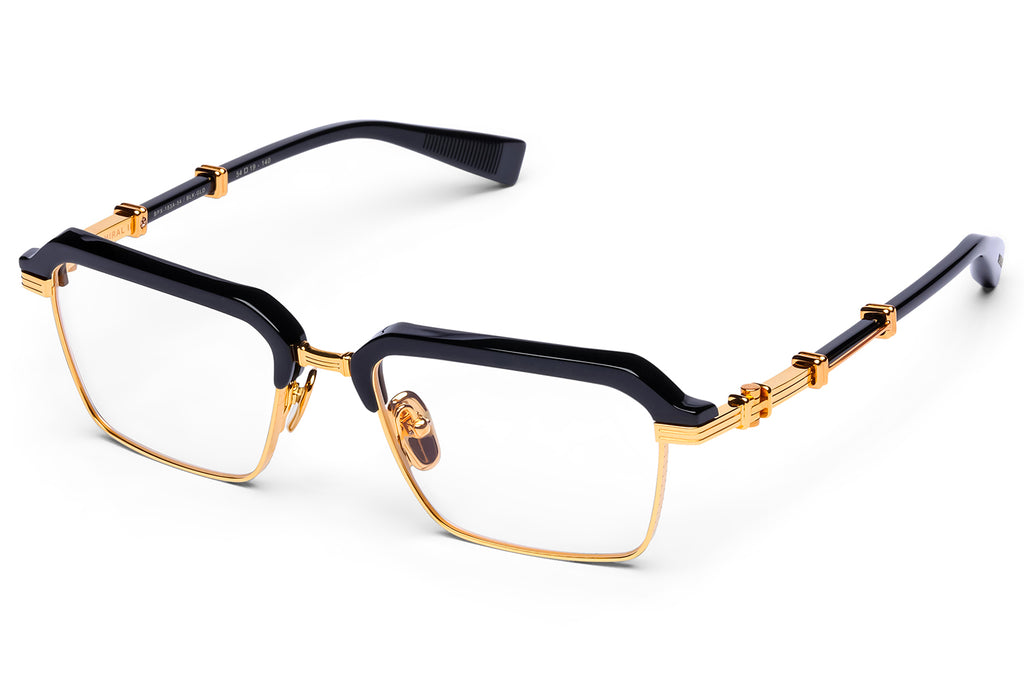 Balmain® Eyewear -Admiral-II Eyeglasses Black & 18k Gold
