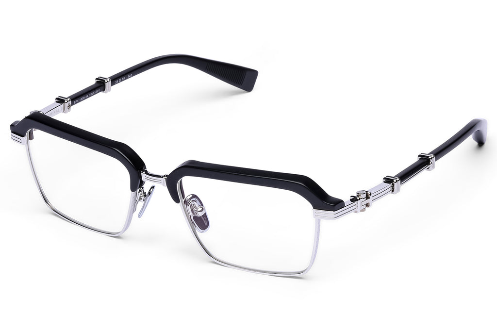 Balmain® Eyewear -Admiral-II Eyeglasses Matte Black & Silver