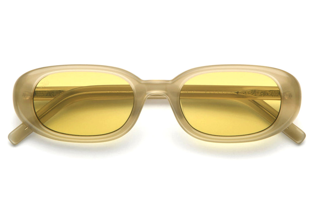AKILA® Eyewear - Blossom Sunglasses Beige w/ Yellow Lenses